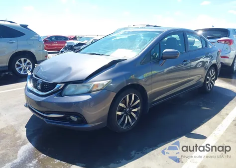 2014 Honda Civic Ex-L z USA, uszkodzony, nr VIN 2HGFB2F96EH554427
